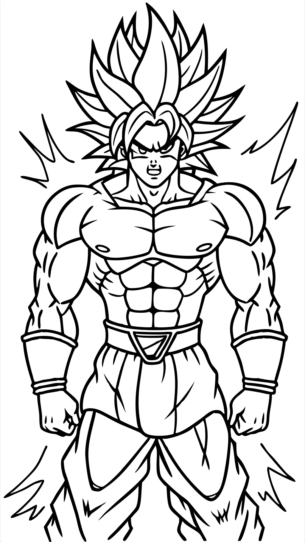 broly coloring pages